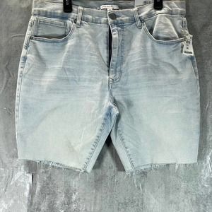 And Now This Men's Brighton The Slim Modern Flex Raw-Hem Shorts SZ 36